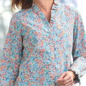 Appleseed’s Cottage Floral Blouse